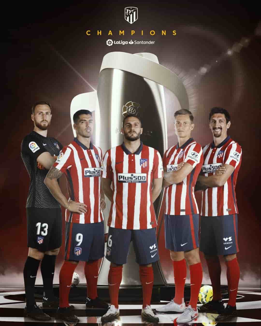 Nhà vô địch La Liga mùa giải 2020-2021 Atlético de Madrid