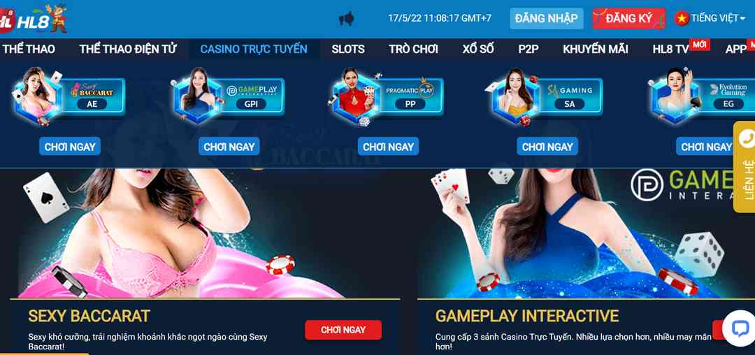 Casino trực tuyến đa dạng đa dạng của nhà cái HL8