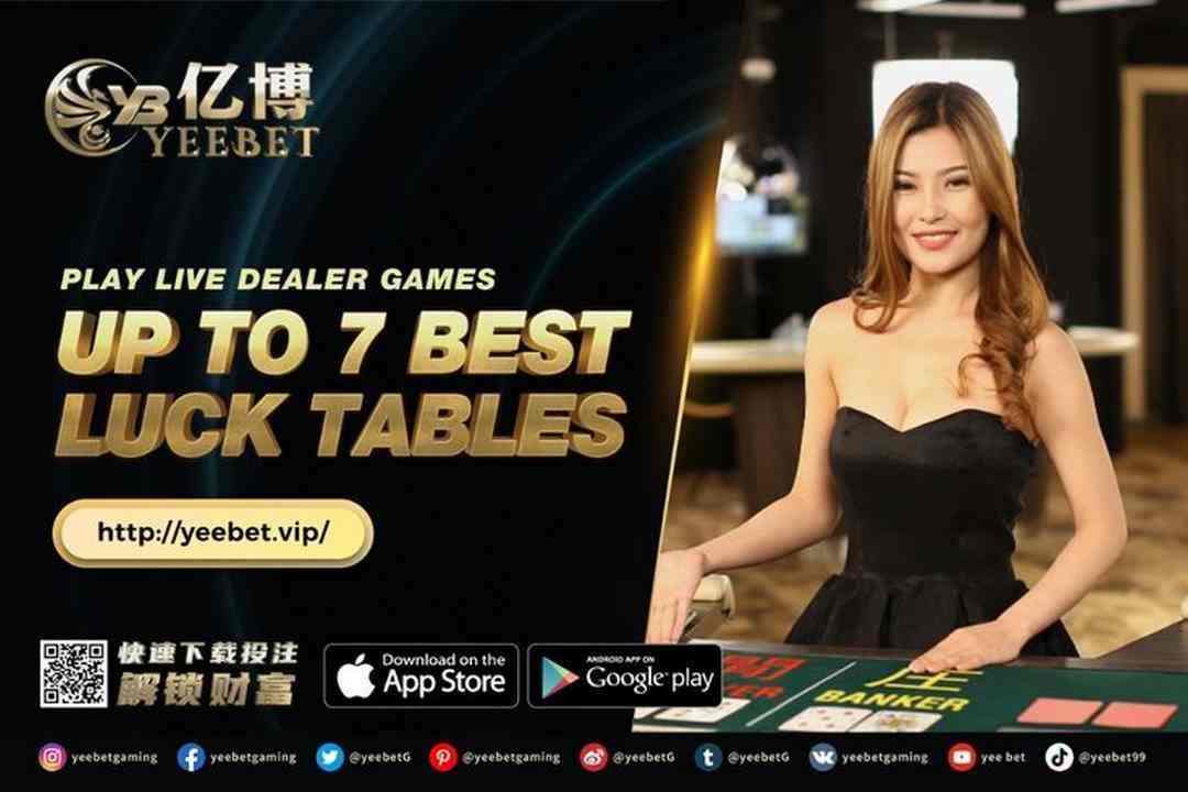 Nhà cung cấp game Yeebet Live Casino nổi danh khắp nơi